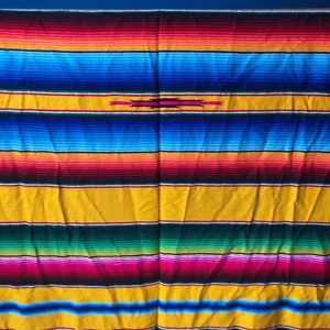 VINTAGE Andean Alpaca Wool Throw Blanket